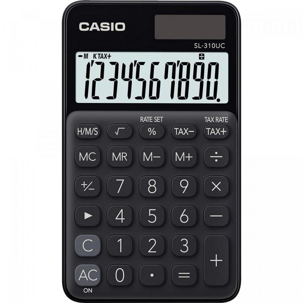 Calculadora Portátil Casio C/ Visor Amplo 10 Dígitos E Alimentação Dupla