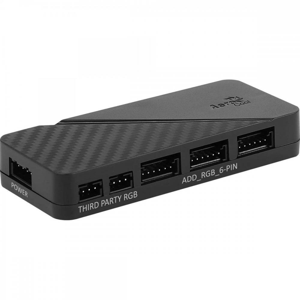 Kit Com 3 Coolers Aerocool Duo 12 Pro ARGB + Hub + Controle Un.Venda: PC/1
