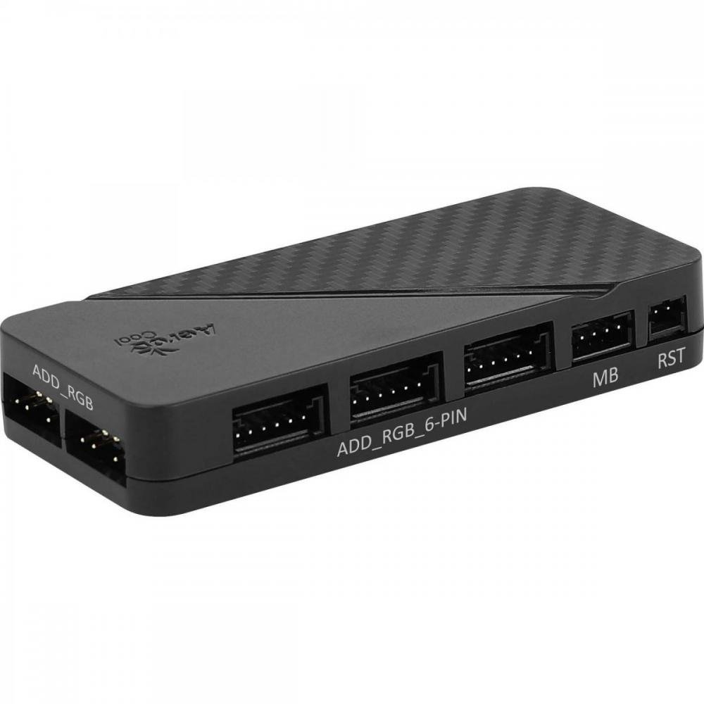 Kit Com 3 Coolers Aerocool Duo 12 Pro ARGB + Hub + Controle Un.Venda: PC/1