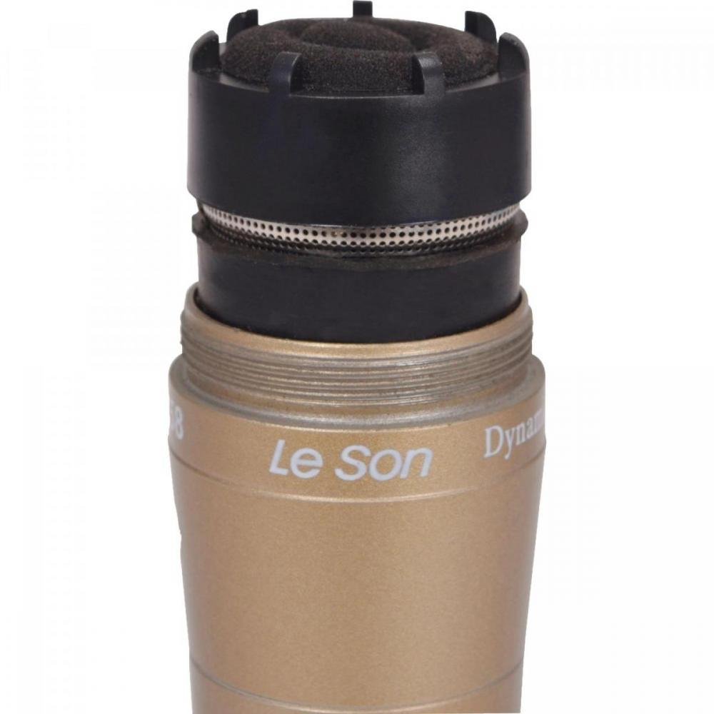 Microfone de Mão Dinâmico Ls58 Champanhe Leson