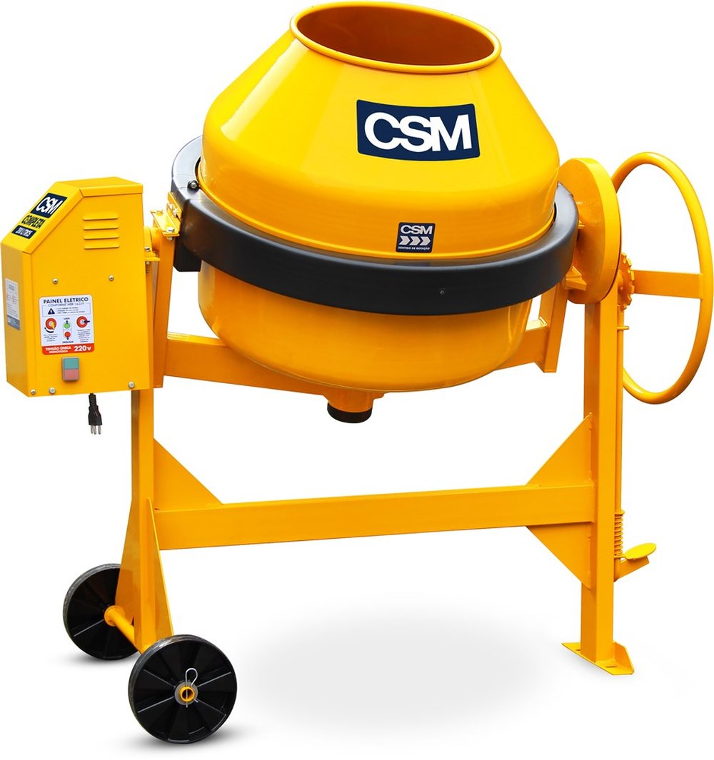 BETONEIRA CS 200L COMPLETA MONOFÁSICA 127V
