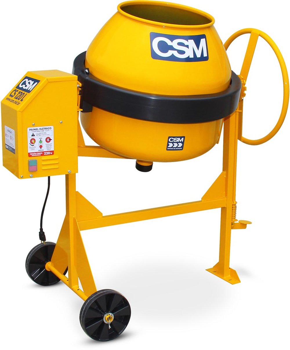 BETONEIRA CS 120L C/MOTOR MONOFASICO 220V