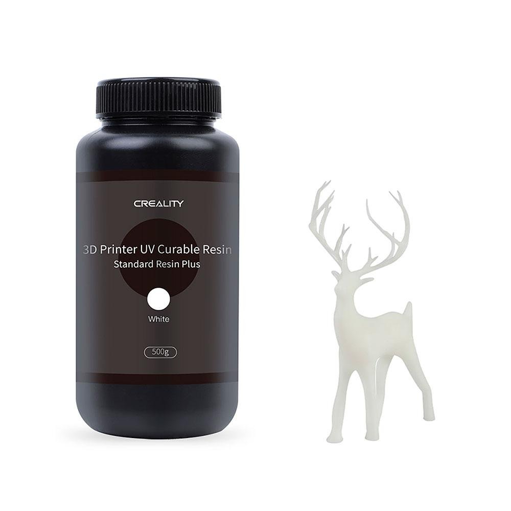 Resina Standard Lcd Plus Uv 500g Branca, Para Impressora 3d, Creality