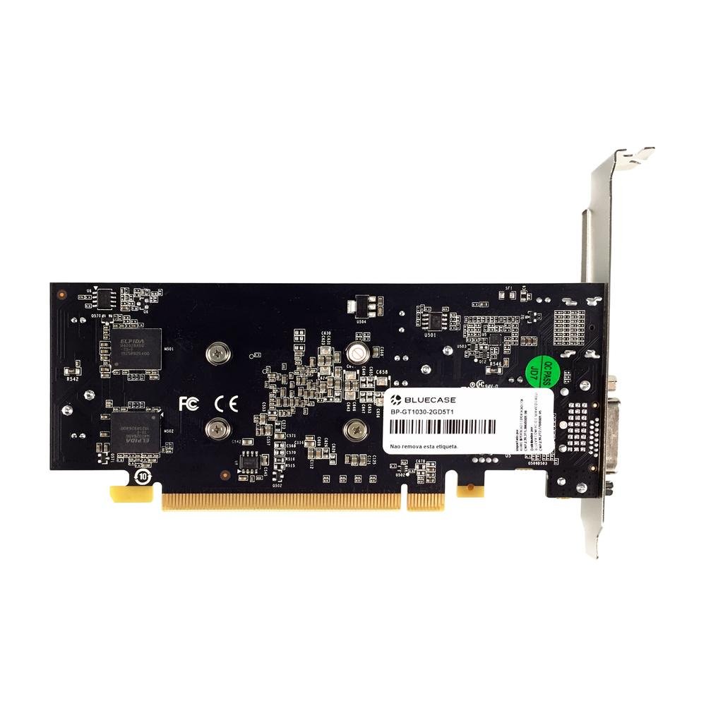 Gpu Gt 1030 2gb Gddr5 64 Bits Bluecase - Box - Dvi / Hdmi - Pn Bp-Gt1030-2gd5t1