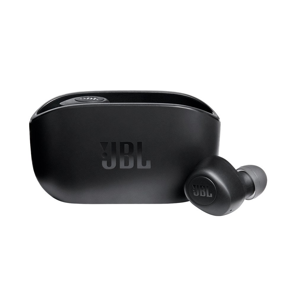 Fone de Ouvido Bluetooth JBL Wave 100, IPX2, Bateria de Até 20 Horas, Preto