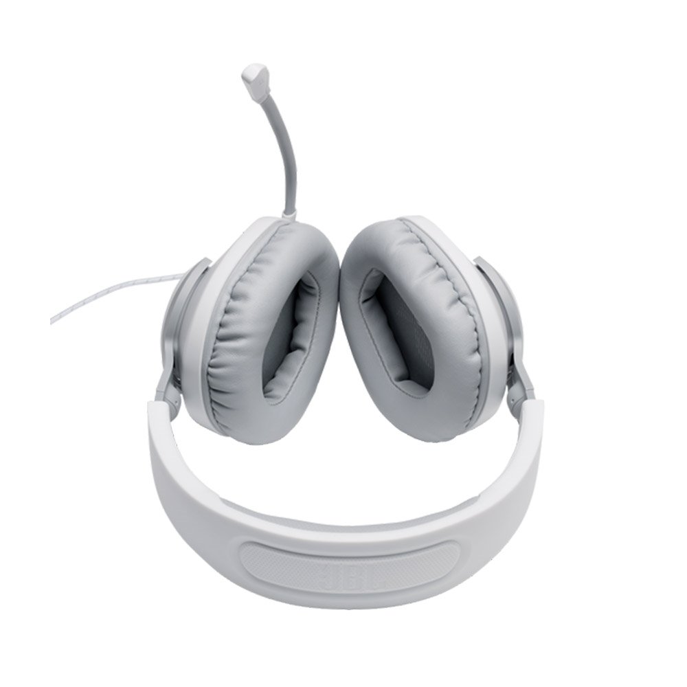 Fone de Ouvido Gamer JBL Quantum 100, com Microfone Boom Removível, Branco
