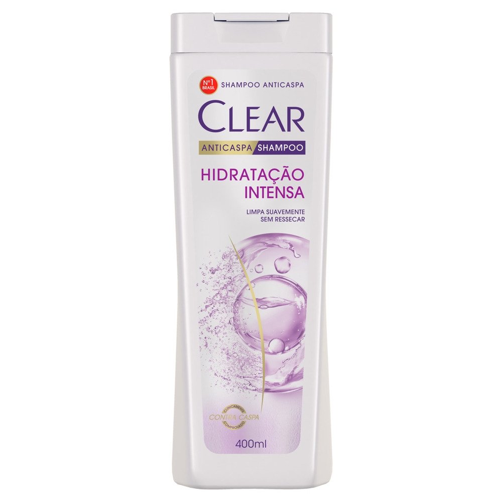 SHAMPOO CLEAR ANTI-CASPA WOMEN HIDRATACAO INTENSA 400ML