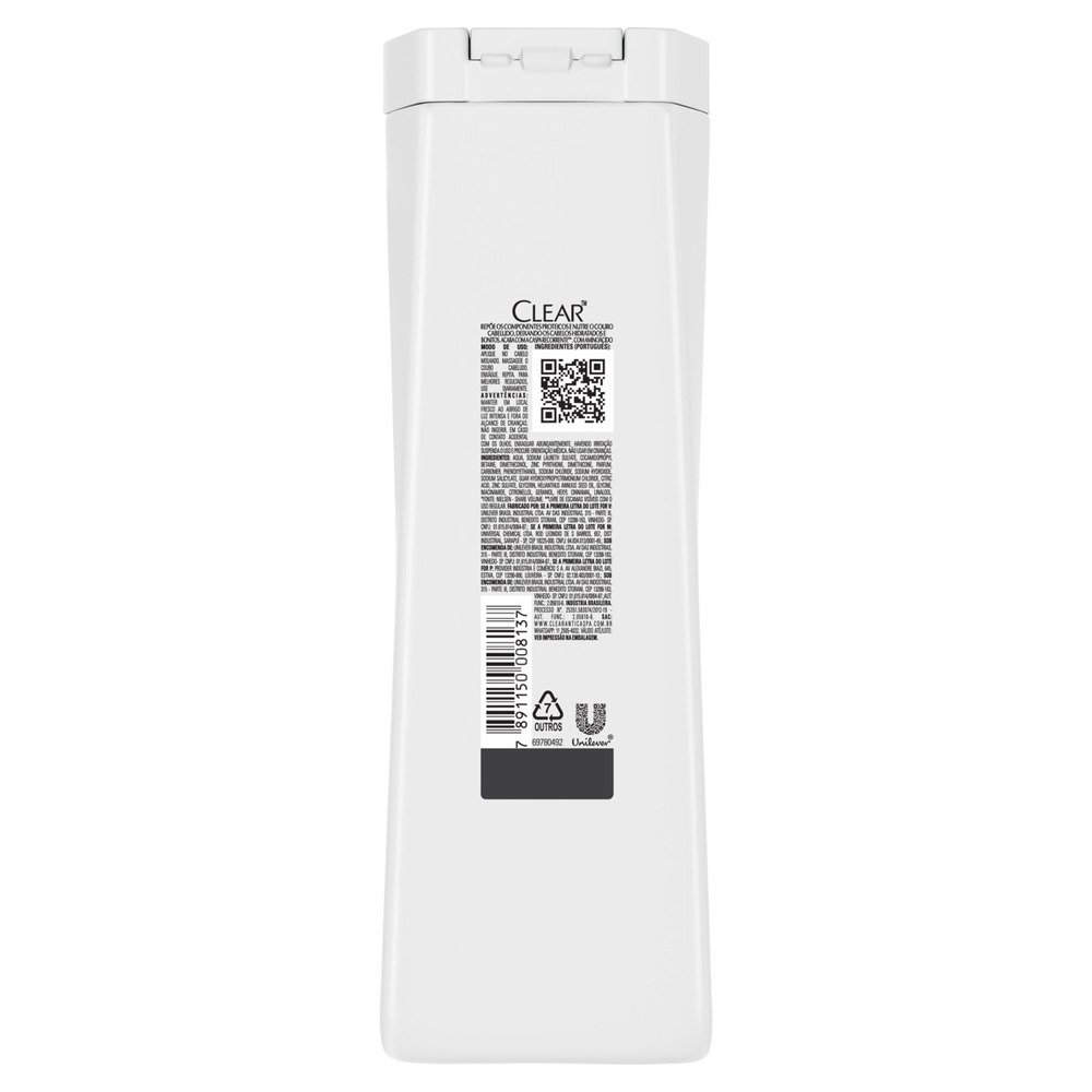 SHAMPOO CLEAR ANTI-CASPA WOMEN HIDRATACAO INTENSA 400ML