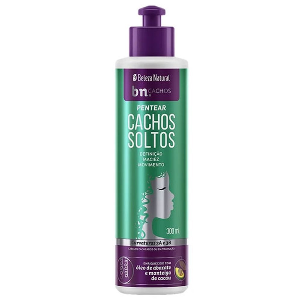 Creme Pentear Beleza Natural 300ml Cachos Soltos
