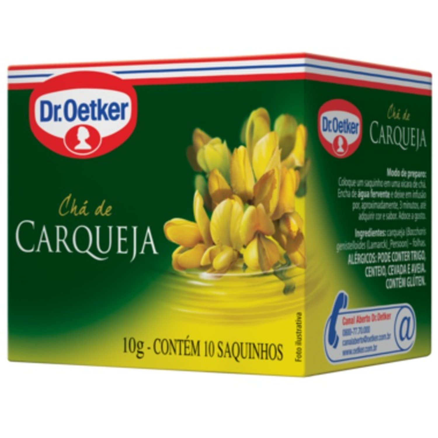 Cha Carqueja Dr.Oetker 10g Com 10 Saches
