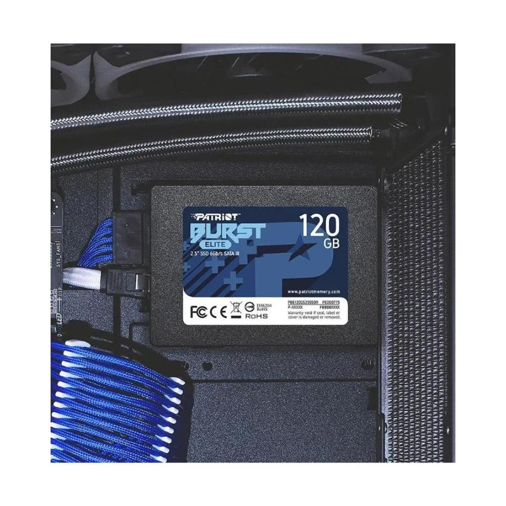 Ssd Patriot Burst Elite, 120gb, 2.5", Sata Iii 6gb/s - Pbe120gs25ssdr