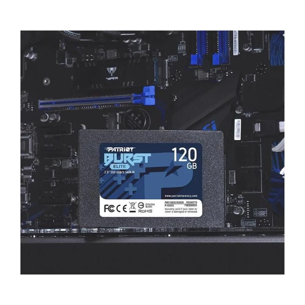 Ssd Patriot Burst Elite, 120gb, 2.5", Sata Iii 6gb/s - Pbe120gs25ssdr