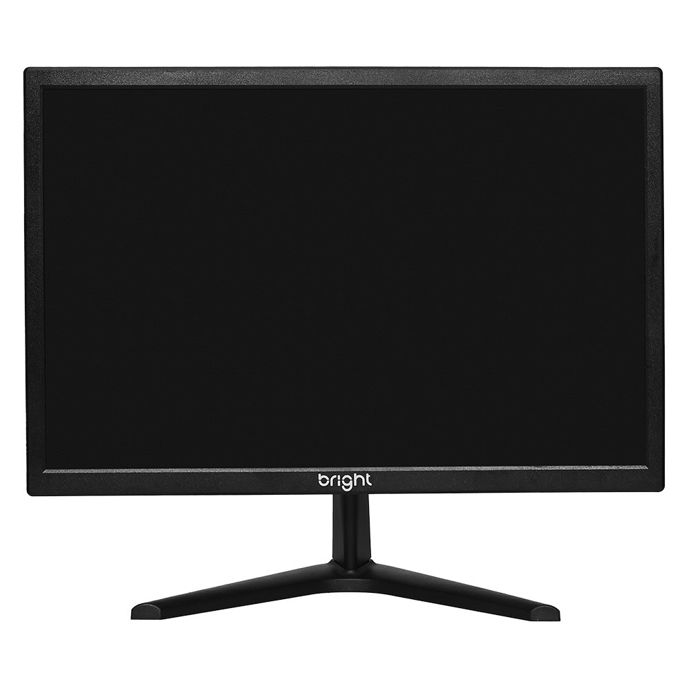 Monitor LED 19" Bright MT001 Office, HD, Resolução 1440x900, HDMI, VGA, Painel LCD, 60Hz