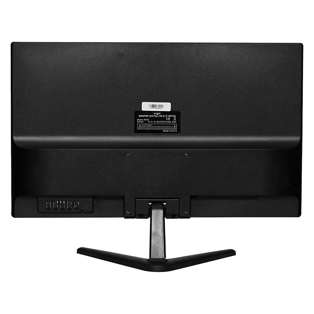 Monitor LED 21,5" Bright MT002, Full HD, Resolução 1920x1080, HDMI, VGA, Painel LCD, 60Hz