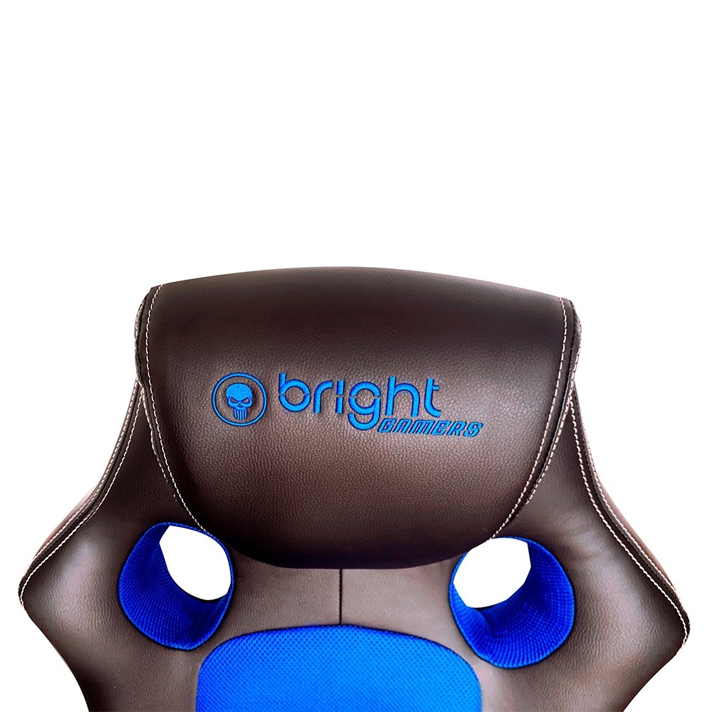 Cadeira Gamer Bright 601, Preto/Azul