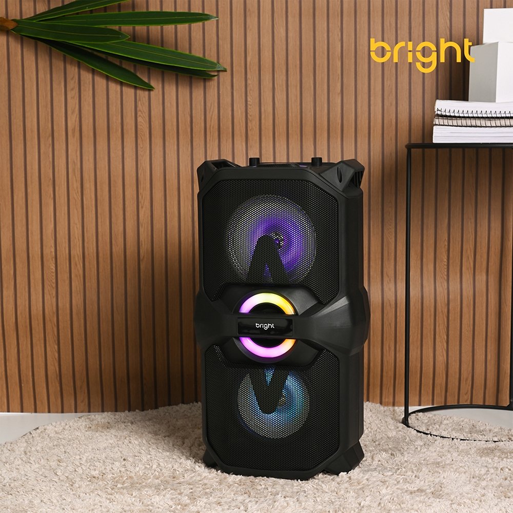 Caixa Amplificada Bright C12 Supernova, 200W, Bluetooth/FM/USB, Preto