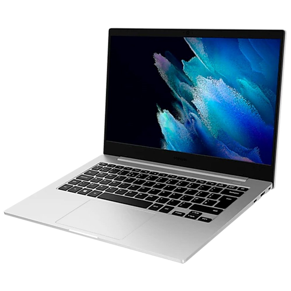 Notebook Samsung Book Go K06 | Tela de 14.0", Qualcomm Snapdragon 7C, 128GB, 4GB RAM, Windows 11, Prata