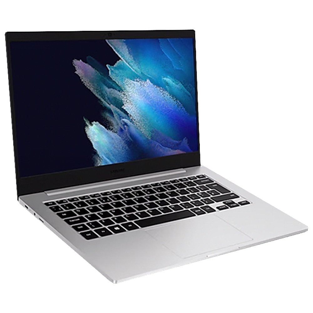 Notebook Samsung Book Go K06 | Tela de 14.0", Qualcomm Snapdragon 7C, 128GB, 4GB RAM, Windows 11, Prata