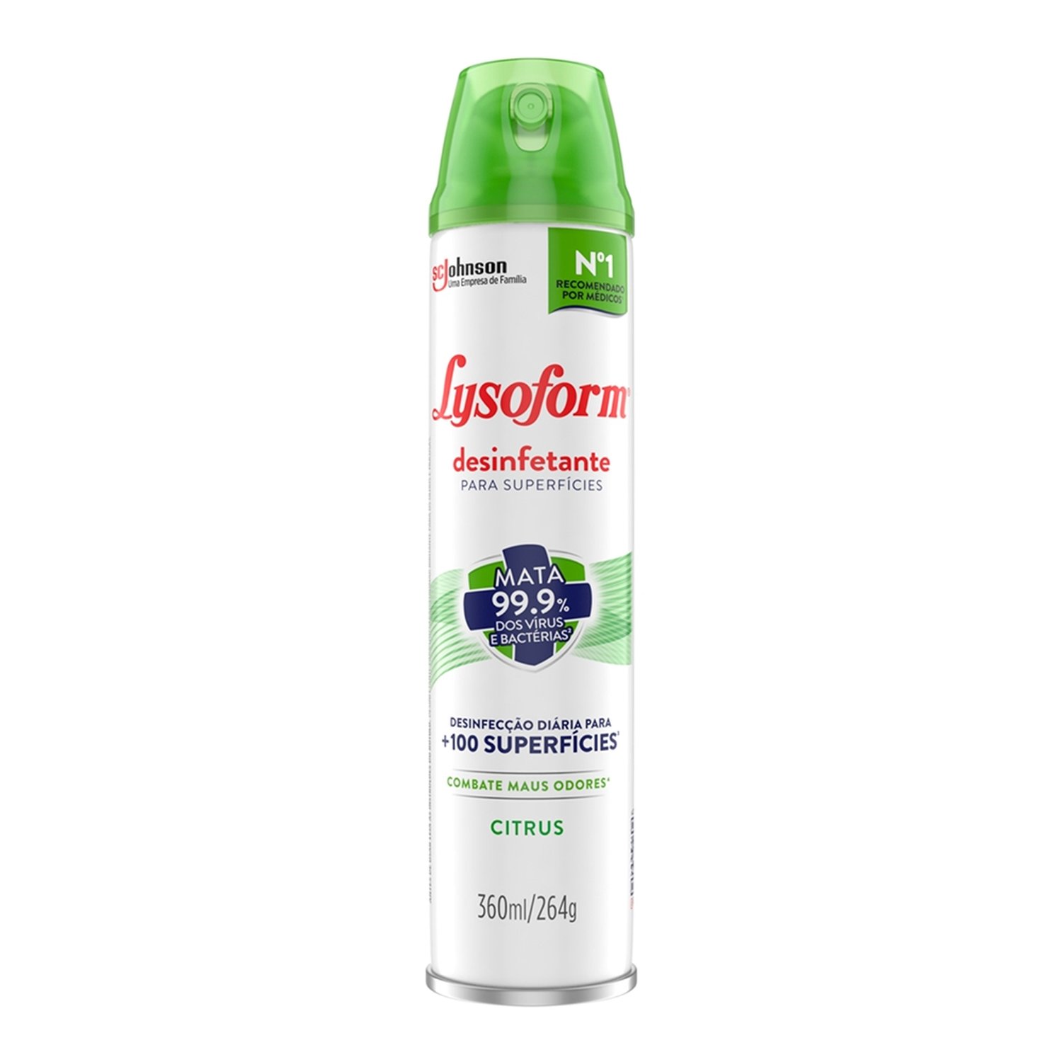 Desinfetante Lysoform Aerossol Citrus 360ml