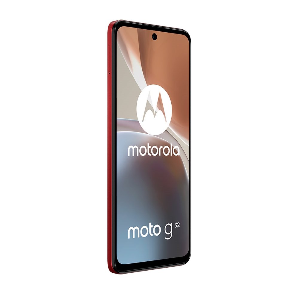 Smartphone Motorola Moto G32 Vermelho, Tela de 6.5"| 4G+Wi-Fi, And. 12, Câm. Tras. |50+8+2MP, Frontal de 16MP, 4GB RAM, 128GB