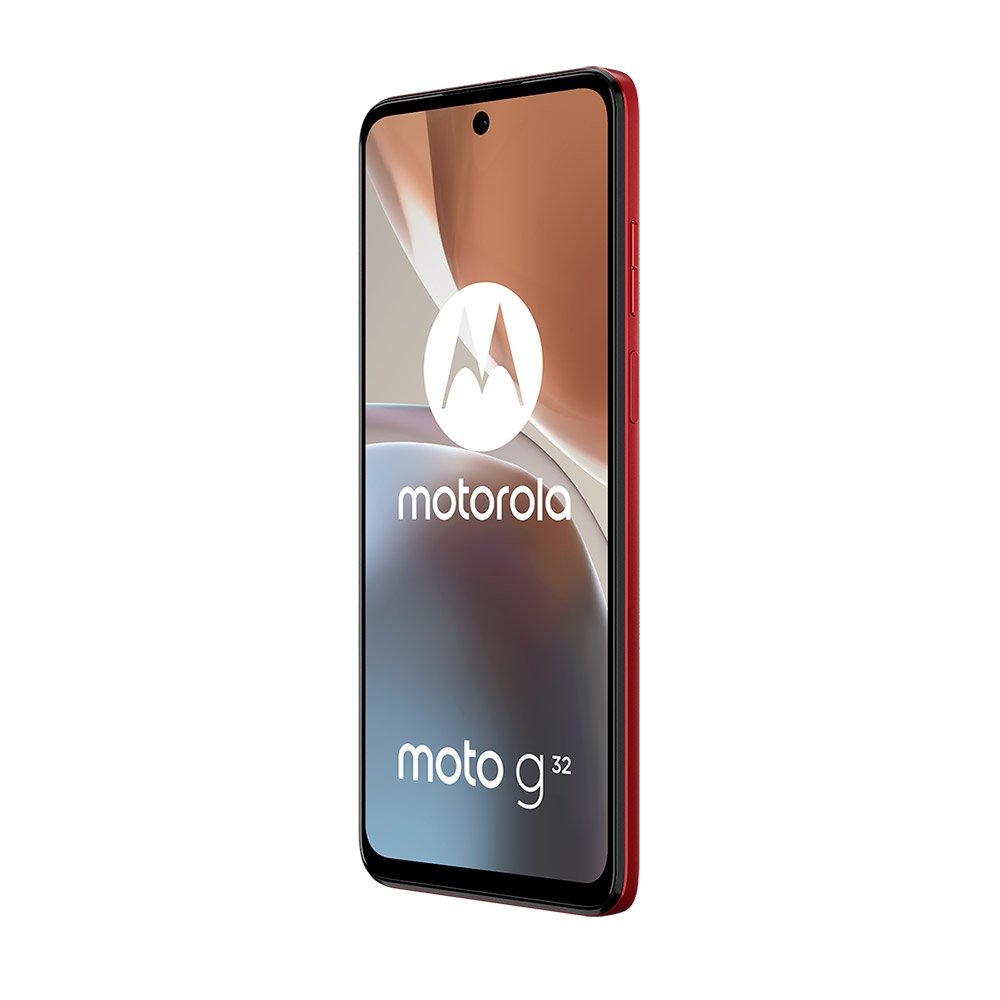Smartphone Motorola Moto G32 Vermelho, Tela de 6.5"| 4G+Wi-Fi, And. 12, Câm. Tras. |50+8+2MP, Frontal de 16MP, 4GB RAM, 128GB