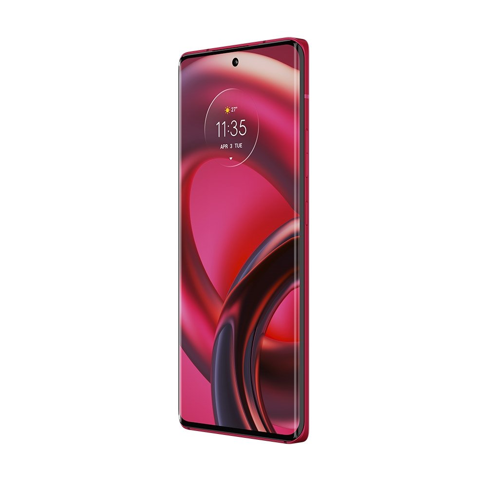 Smartphone Motorola Edge 30 Fusion, Magenta, Tela de 6.6", 5G+Wi-Fi+NFC, Android 12, Câm. Tras. 50+13+2MP, Frontal 32MP, 256GB