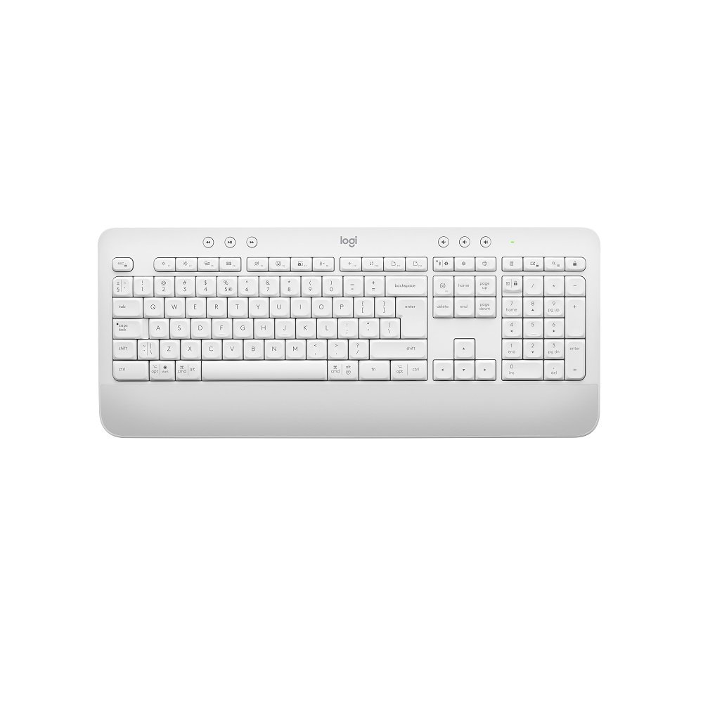 Teclado Bluetooth Signature K650 Branco, Padrão Us, 920-010965, Logitech