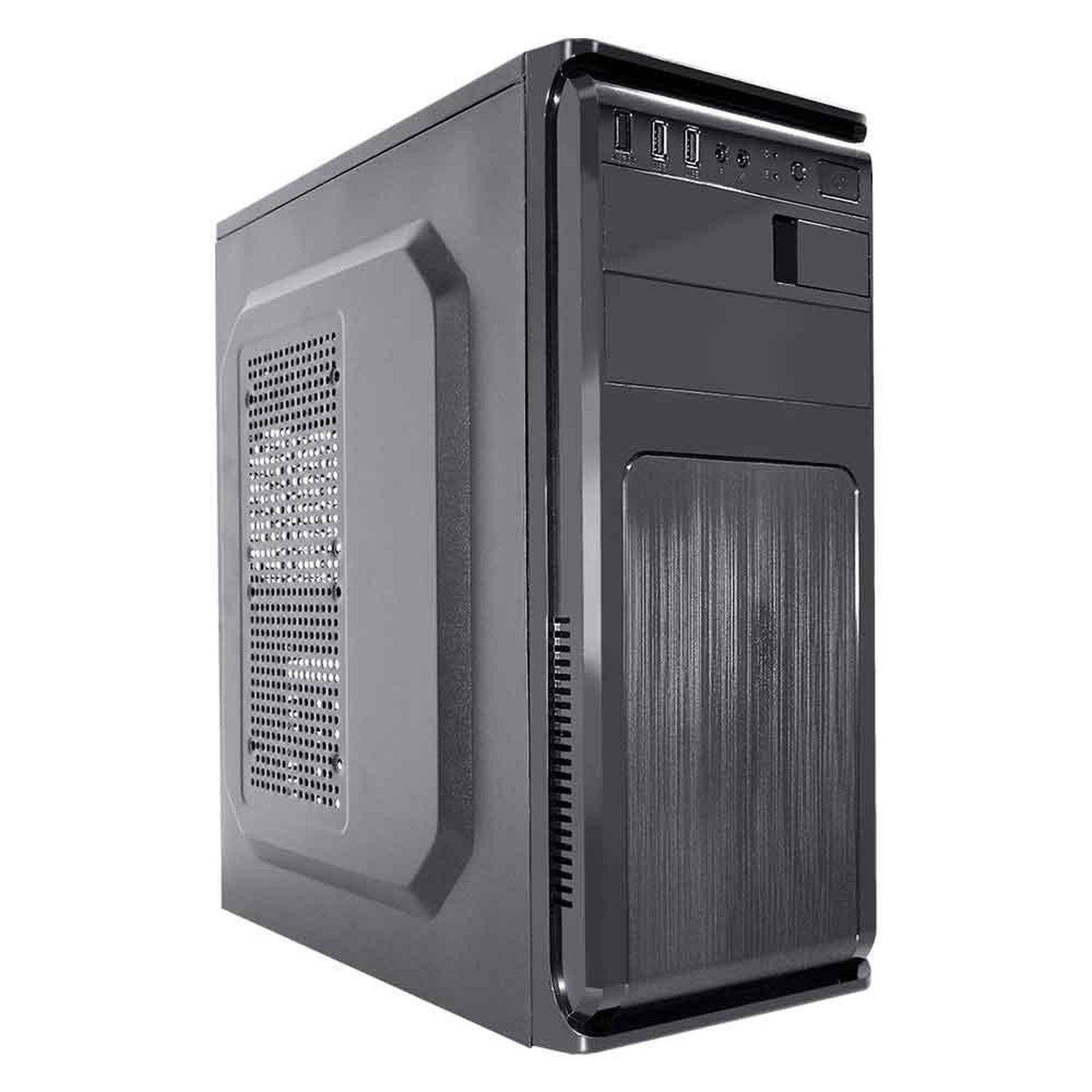 Gabinete Gx-75r9 Preto Com Px300 Com 2 Usb+hd Audio Com Cabo
