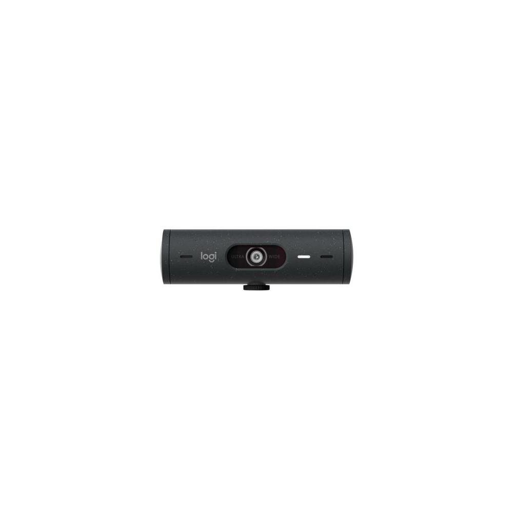 WebCam Logitech Brio 500 Full HD 60 fps, Foco automatico, Microfone integrado, USB-C, Grafite - 960-001412.