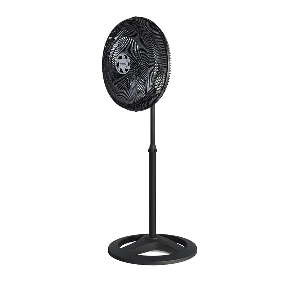 Ventilador de Coluna Ventisol 50cm Turbo 6, 3 Velocidades, 6 Pás, Preto, 110V