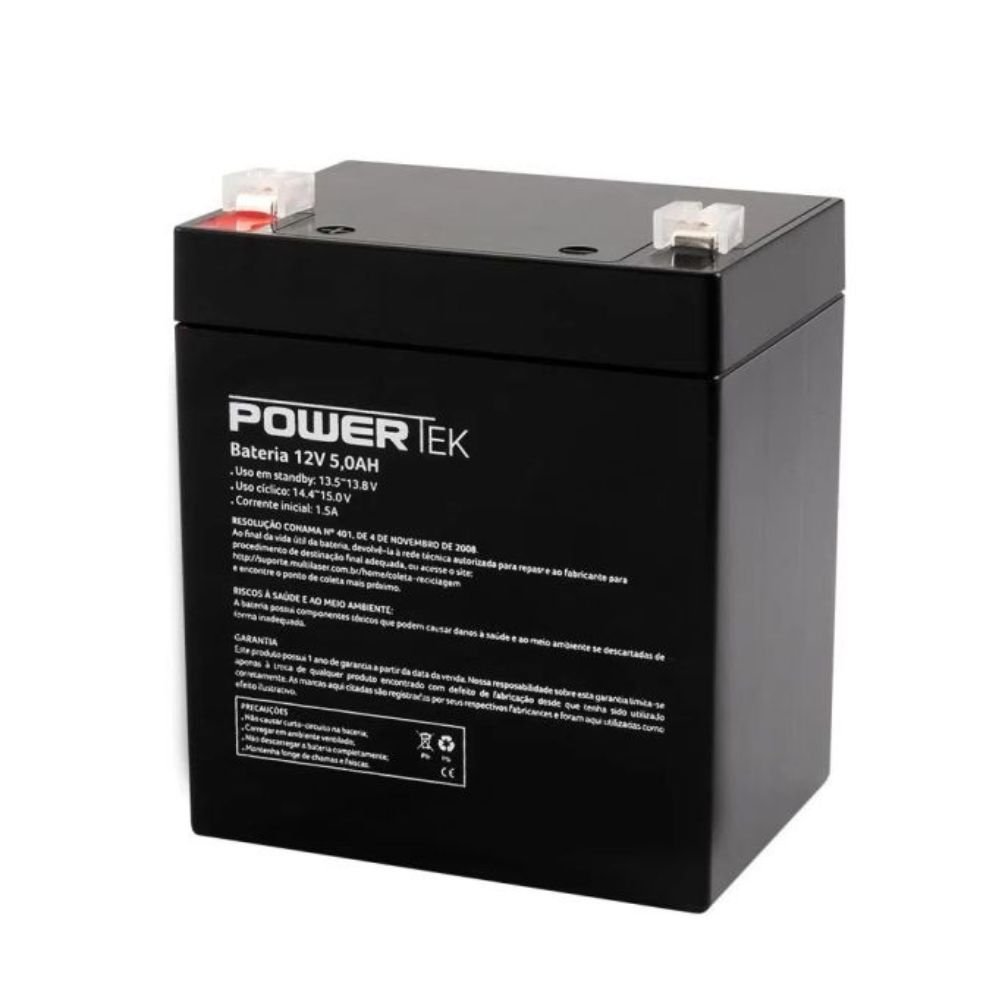 Bateria Powertek 12v 5ah En010 Multilaser