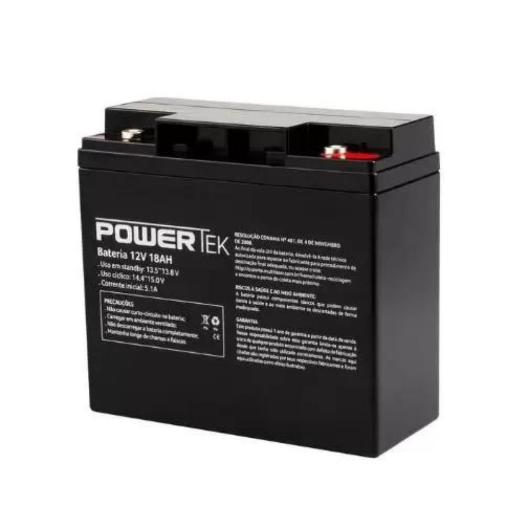 Bateria Powertek 12v18ah En017 Multilaser