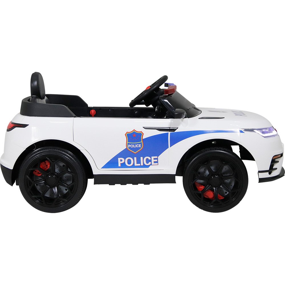 Carro Elétrico Drift Policia 12V Branco Bel