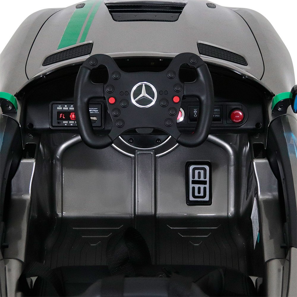 Carro Elétrico Mercedes-Benz GT4 AMG Prata Bel