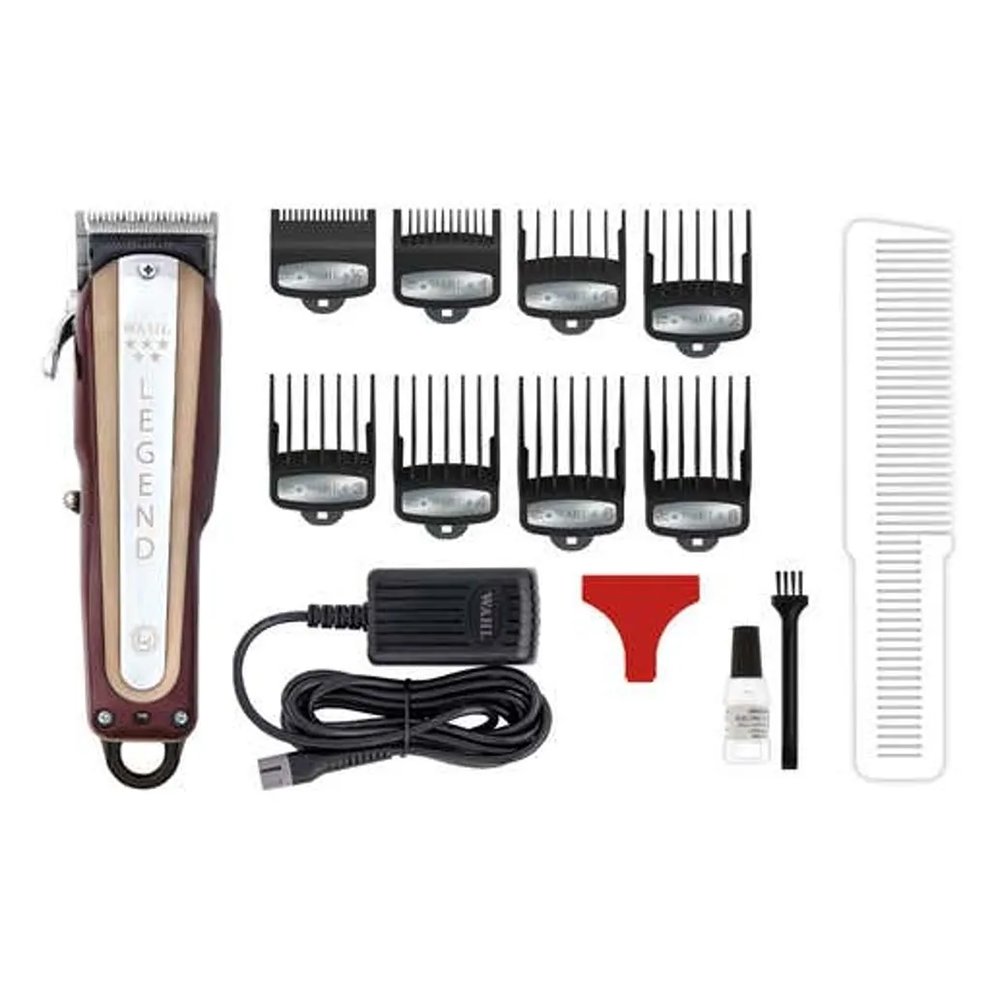 Máquina de Cortar Cabelo Profissional Wahl Legend Cordless - 8 Pentes, Bivolt