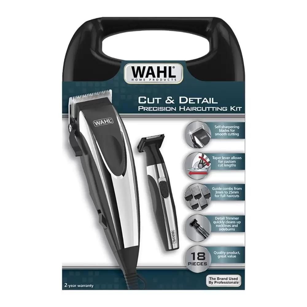 Kit Maquina Corte Cabelo e Aparador de Pelos - Cut & Detail 200 Wahl 220v