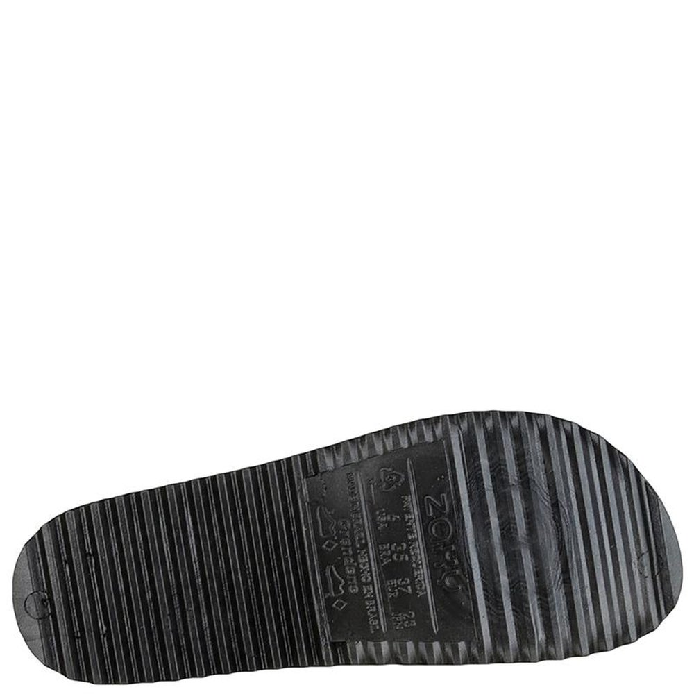 Sandalia Feminina Zaxy Partner Iii Preto - Branco - Grade com 12 pares