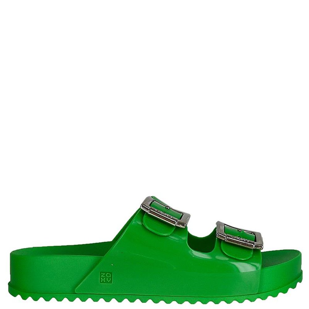 Sandalia Feminina Zaxy Partner Iii Verde - Grade com 12 pares