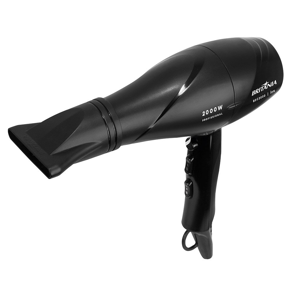 Secador Britânia BSC2000 Motor AC 2 Velocidade 3 Temperaturas 2000W Preto, 220V
