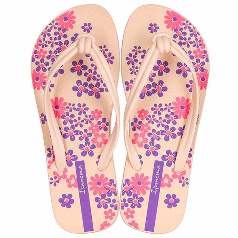 Chinelo Ipanema Elo Print Bege - Lilás - Grade com 12 pares