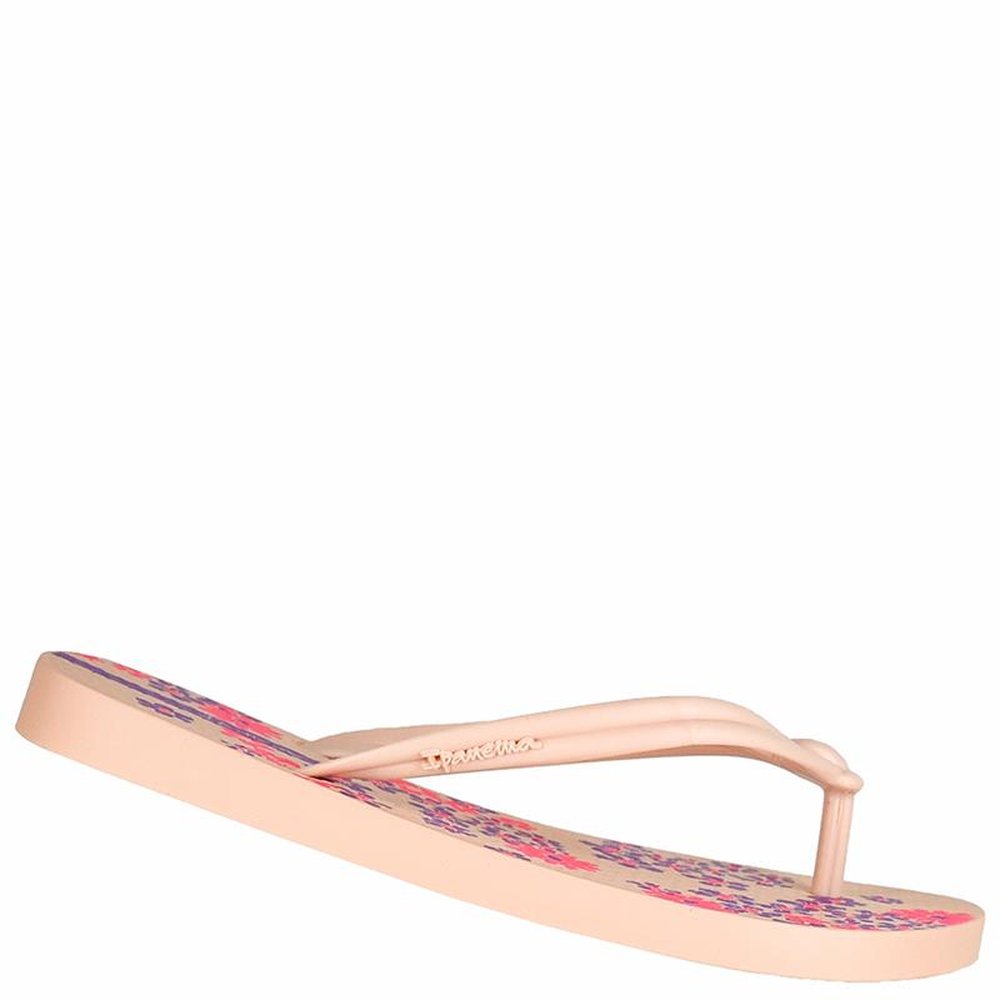 Chinelo Ipanema Elo Print Bege - Lilás - Grade com 12 pares