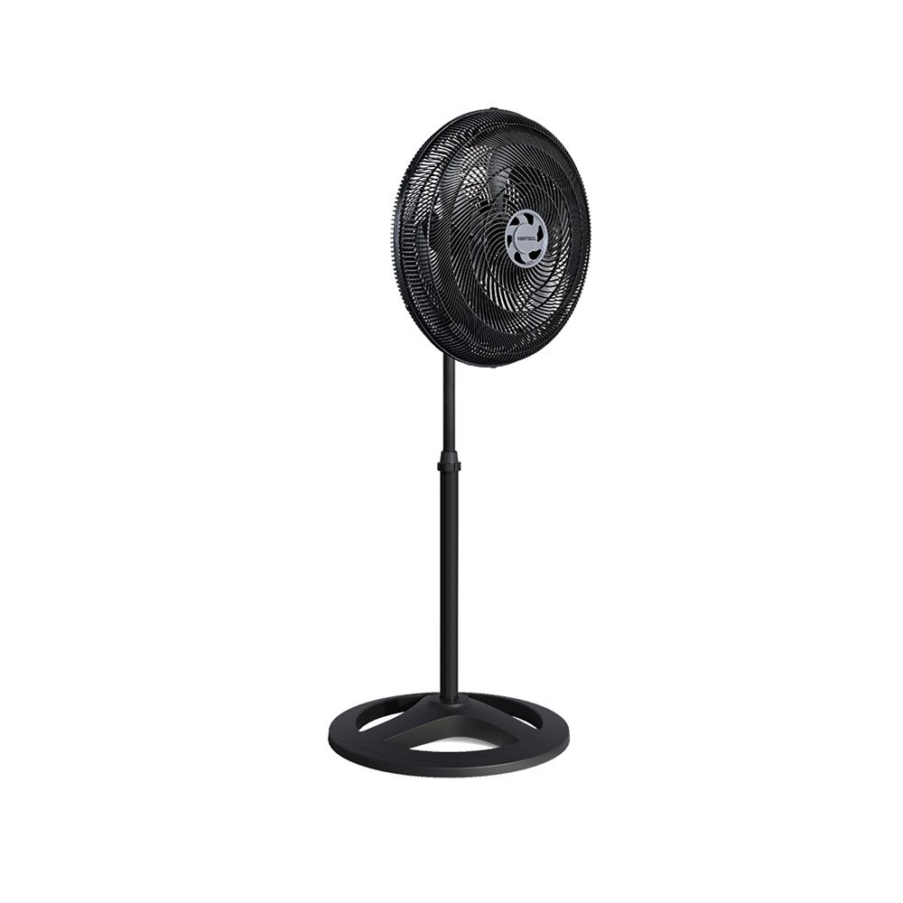 Ventilador de Coluna Ventisol 50cm Turbo 6, 3 Velocidades, 6 Pás, Preto, 220V