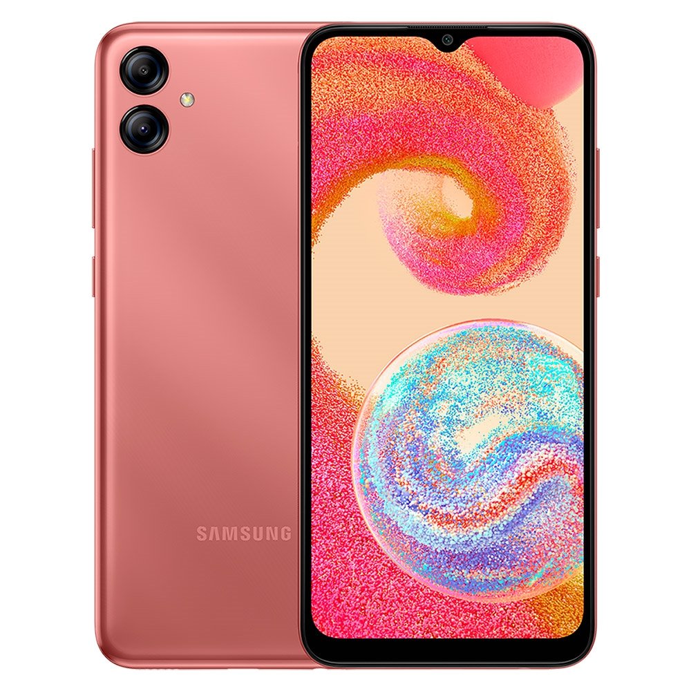 Smartphone Samsung Galaxy A04E, Cobre, Tela 6.5", 4G+Wi-Fi, Android 12, 2 Câm Traseira  13+2MP, Câm Frontal 5MP, 64GB
