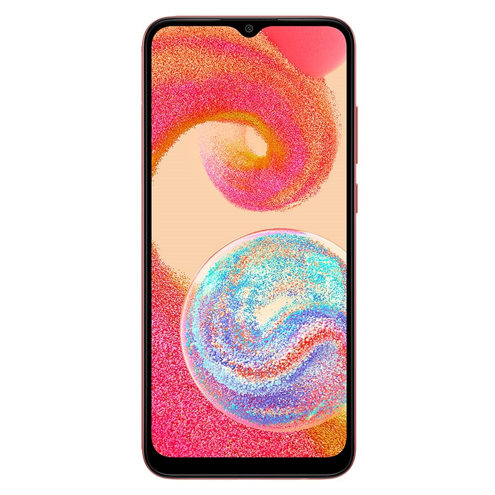 Smartphone Samsung Galaxy A04E, Cobre, Tela 6.5", 4G+Wi-Fi, Android 12, 2 Câm Traseira  13+2MP, Câm Frontal 5MP, 64GB