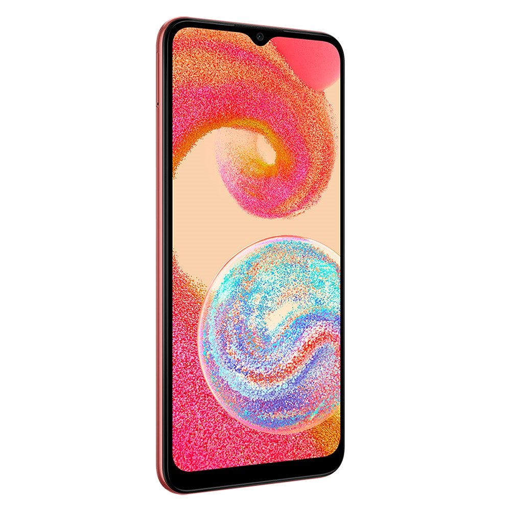 Smartphone Samsung Galaxy A04E, Cobre, Tela 6.5", 4G+Wi-Fi, Android 12, 2 Câm Traseira  13+2MP, Câm Frontal 5MP, 64GB
