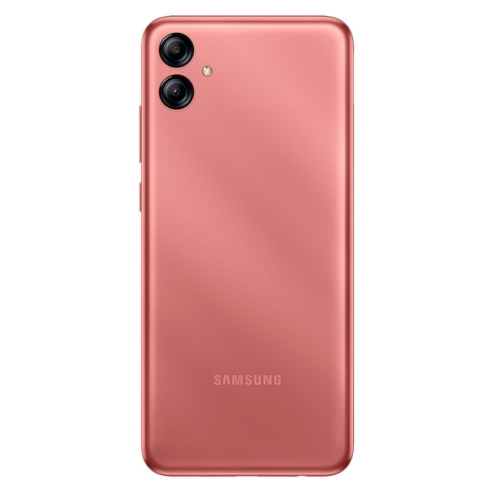 Smartphone Samsung Galaxy A04E, Cobre, Tela 6.5", 4G+Wi-Fi, Android 12, 2 Câm Traseira  13+2MP, Câm Frontal 5MP, 64GB