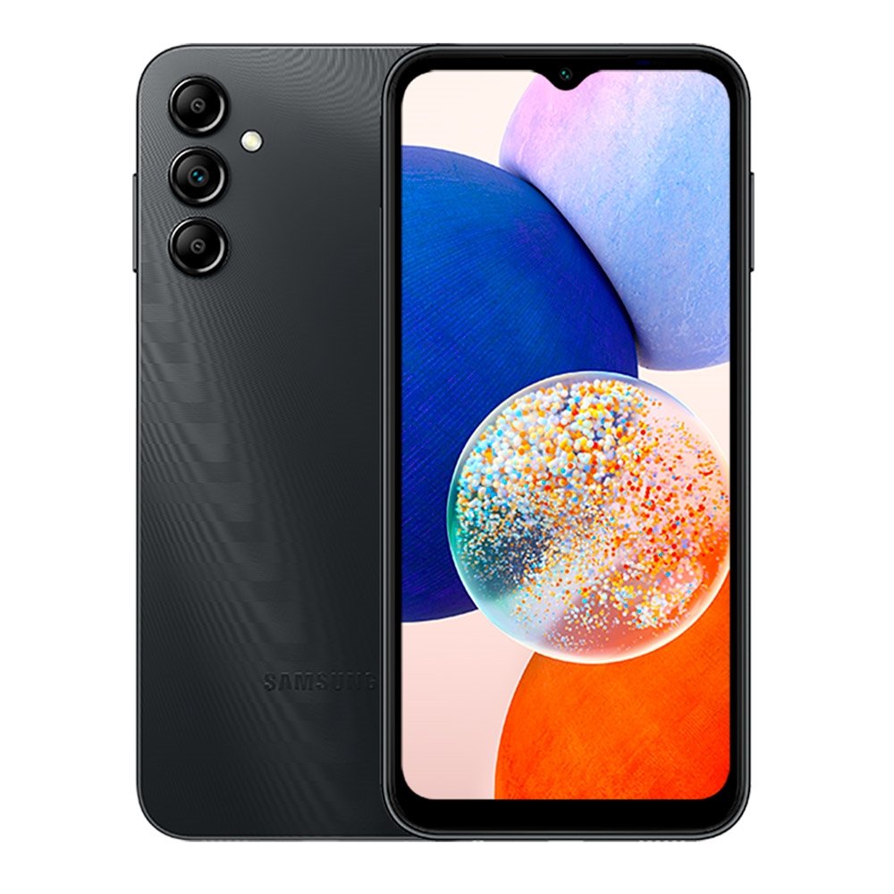 Smartphone Samsung Galaxy A14, Preto, Tela 6.6", 5G+Wi-Fi, Android 13, 3 Câm Traseira 50+2+2MP, Câm Frontal 13MP, 128GB