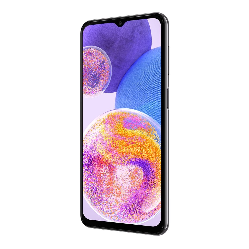 Smartphone Samsung Galaxy A23 Preto, Tela de 6.6", 5G+Wi-Fi+NFC, And. 13, Câm. Tras. 50+5+2+2MP, Frontal 8MP, 4GB RAM, 128GB