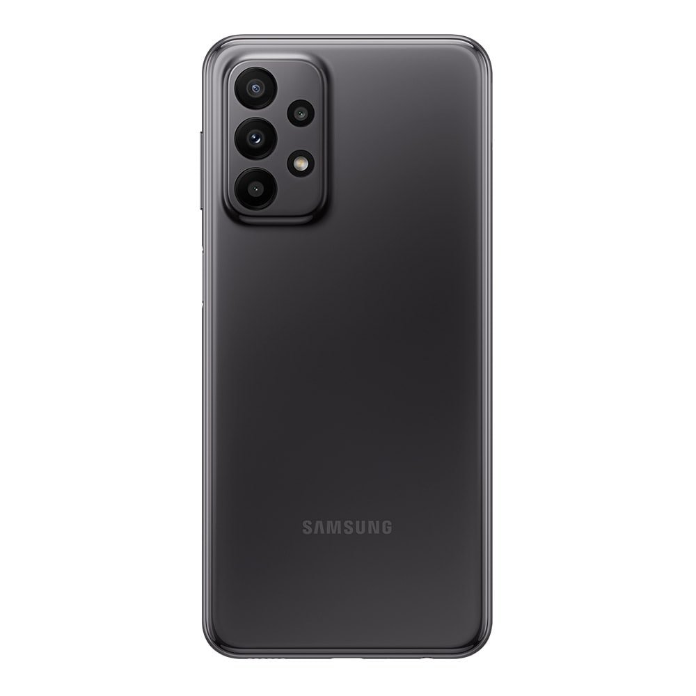Smartphone Samsung Galaxy A23 Preto, Tela de 6.6", 5G+Wi-Fi+NFC, And. 13, Câm. Tras. 50+5+2+2MP, Frontal 8MP, 4GB RAM, 128GB