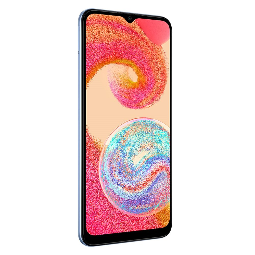 Smartphone Samsung Galaxy A04E, Azul, Tela 6.5", 4G+Wi-Fi, Android 13, 2 Câm Traseira 13+2MP, Câm Frontal 5MP, 64GB